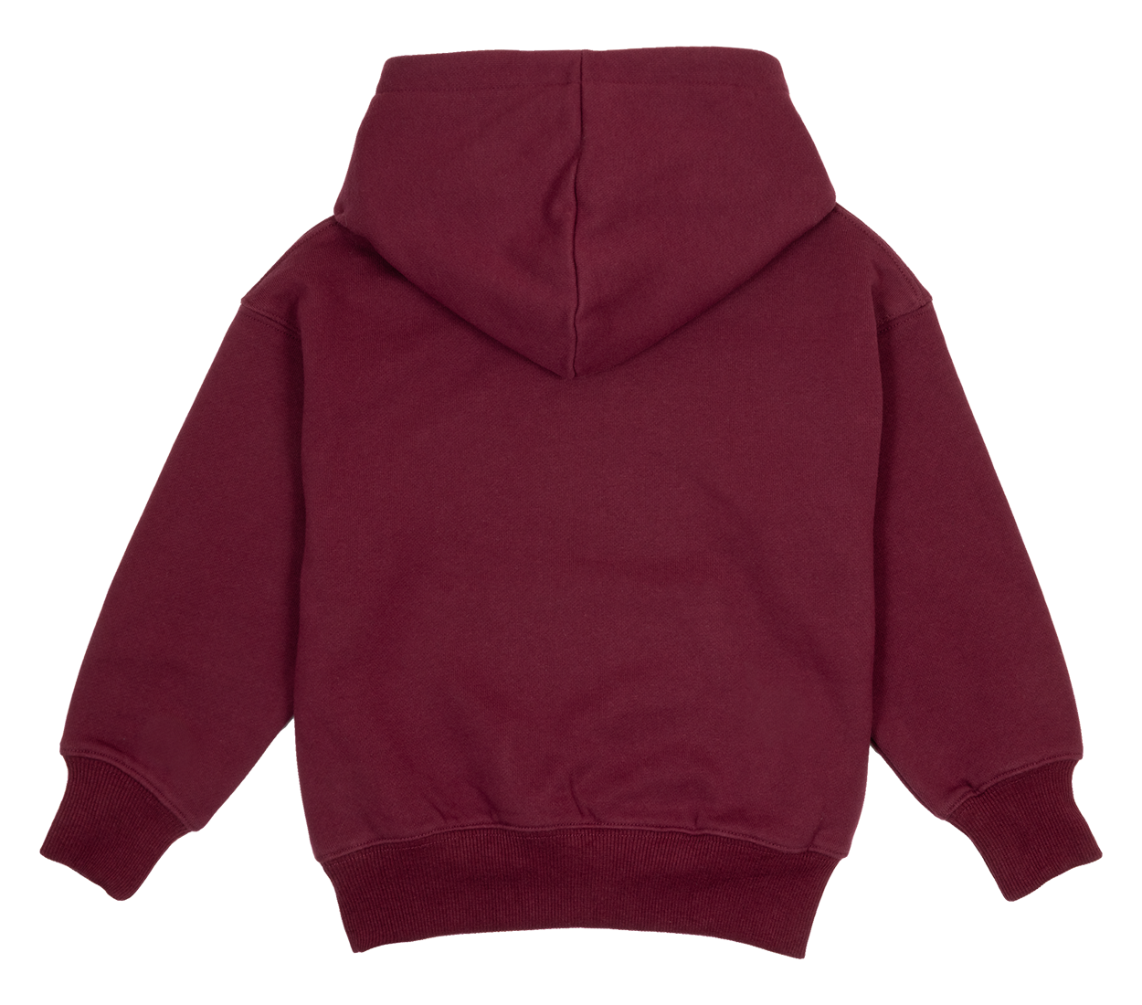 Maroon BNKY hooded sweatshirt for kids featuring a classic design and soft fabric, perfect for casual wear.